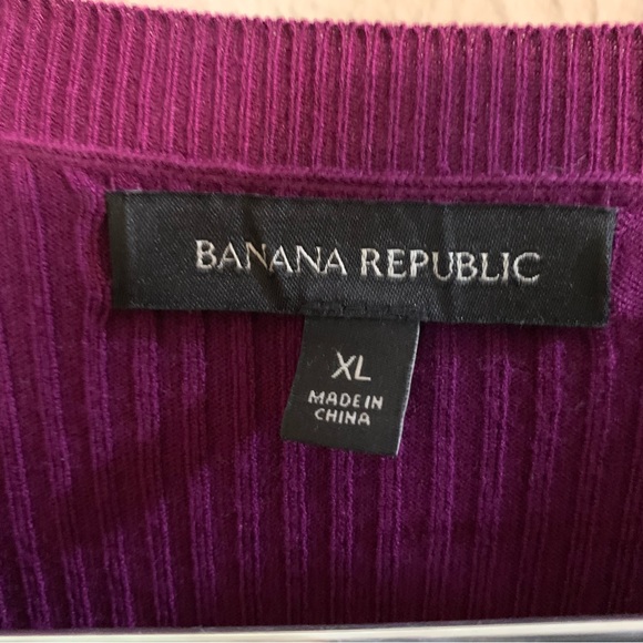 WORN ONCE Banana Republic Magenta Sweater Dress XL - Picture 4 of 4